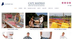 Desktop Screenshot of capemadras.com